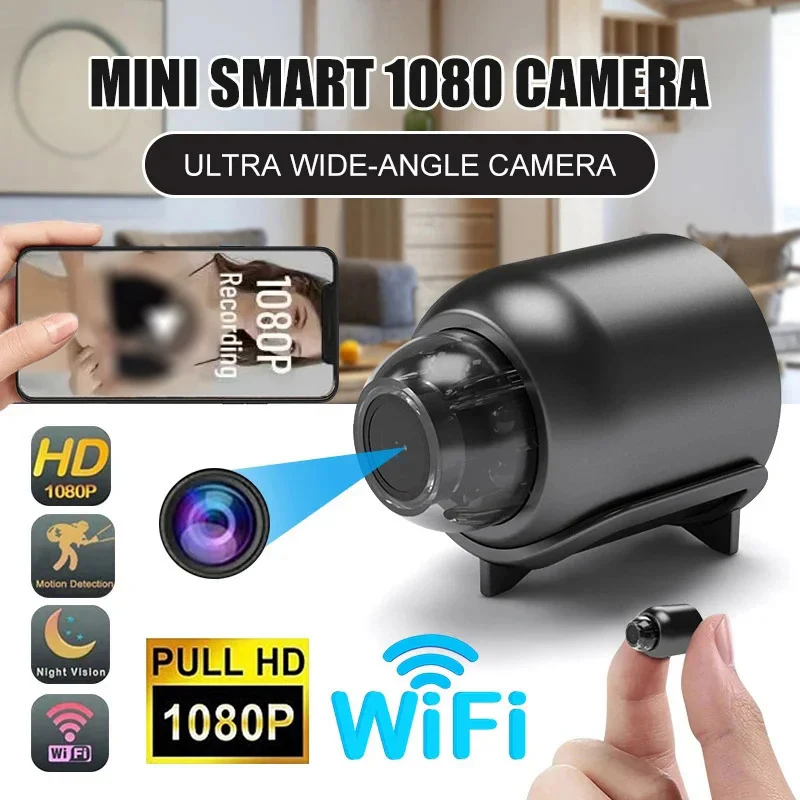 Volle 1080P HD Mini WiFi Kamera Indoor Hause Sicherheit Weitwinkel Cam Nachtsicht Motion Überwachung Micro Kamera Baby Monitor X5 Image