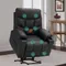 Power Lift Recliner Chair, PU Leather Massage Chair with Heat, Ergonomic Single Lounge Sofa Home, Electric Recliners Chair