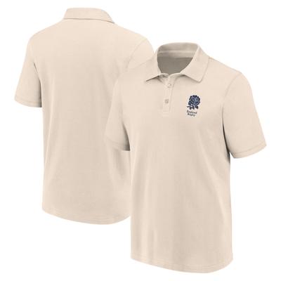 England Rugby Essentials Poloshirt – Cremefarben Image