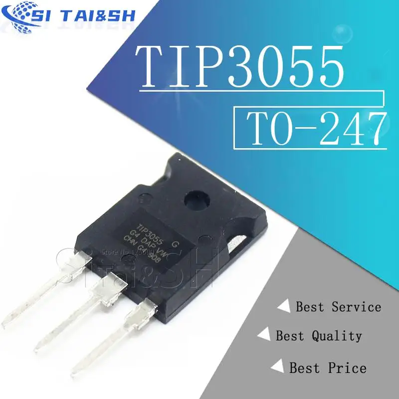 5PCS TIP3055 TO-3P T1P3055 TO-247 Leistungstransistoren IC Image