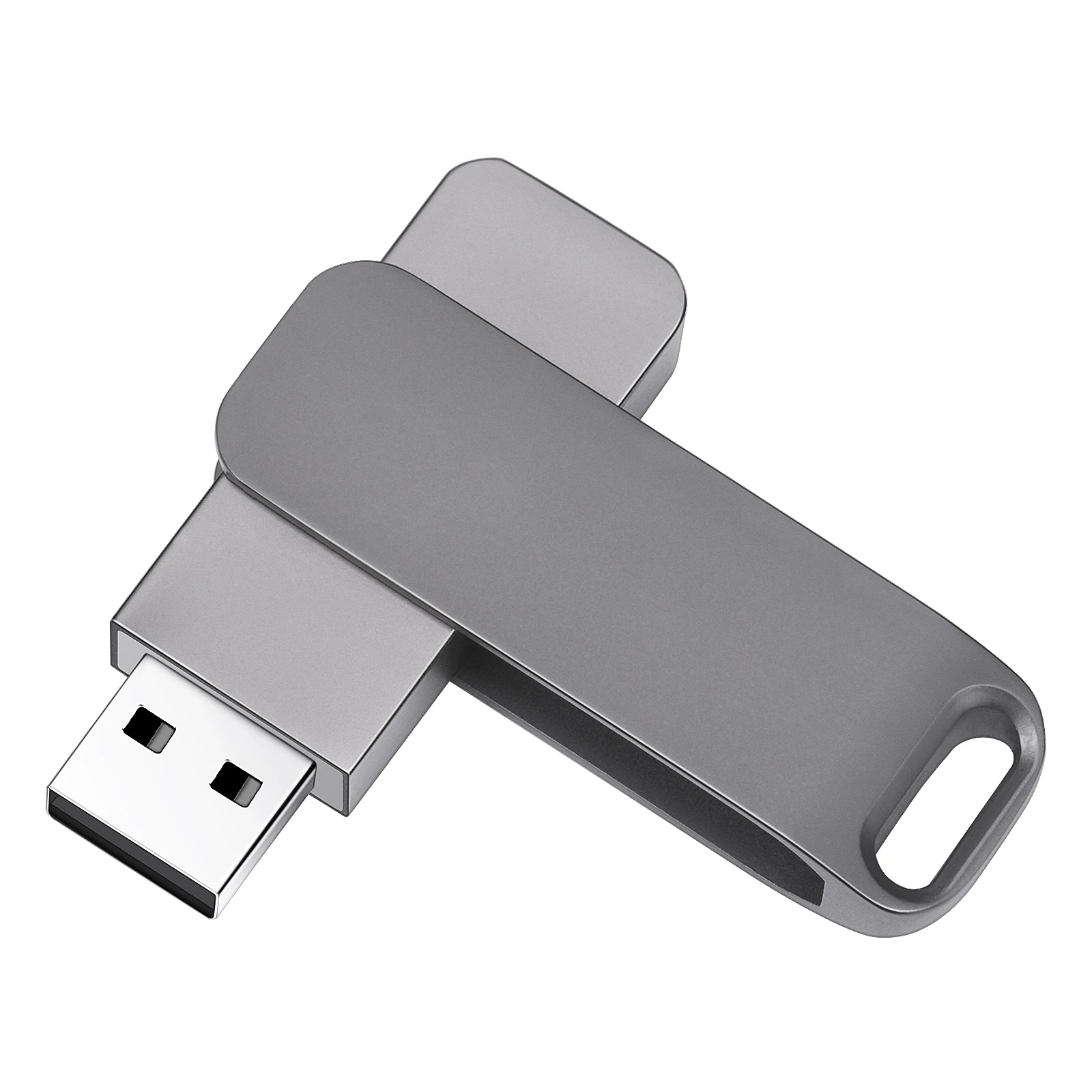 High-End-Business-USB-Flash-Laufwerk, Hochgeschwindigkeits-Stick mit großer Kapazität, 128 GB, 64 GB, 32 GB, Metall-USB-Stick, 16 GB, 8 GB, 4 GB, kreatives Geschenk Image