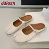 Mode Schnalle Flach Frauen Mary Janes Wohnungen Schuhe Seltsame Kappe Schuhe Weiche Damen Wohnungen Lolita Schuhe Weibliche Slides