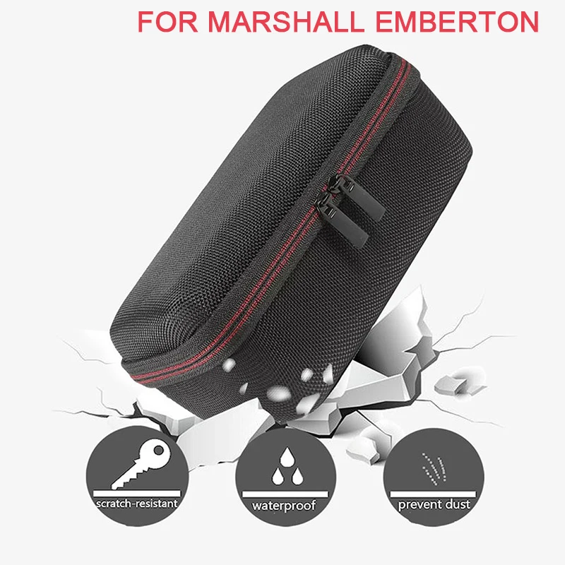 Per Marshall Emberton Custodia per altoparlante portatile Borsa da viaggio rigida in EVA Custodie per altoparlanti wireless impermeabili per Marshall EMBERTON