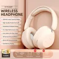 Auricolare Bluetooth V5.3 senza fili da 300 mAh con microfono vivavoce HIFI stereo BT5.3 cuffia over-ear per chiamate e musica