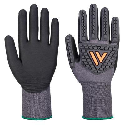 Portwest Grip 15 Nitrile Impact Glove, Black, Size XXL, Each (A715K8RXXL)