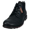 Schnürboots BUGATTI, Herren, Gr. 42, schwarz, Lederimitat, casual, Schuhe, Stiefelette, Winterboots, Desertboots mit kerniger Laufsohle