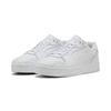 Sneaker PUMA "RBD BREAK LOW", Gr. 46, puma weiß, cool light gray, puma schwarz, Leder, mehrfarbig, sportlich, Schuhe