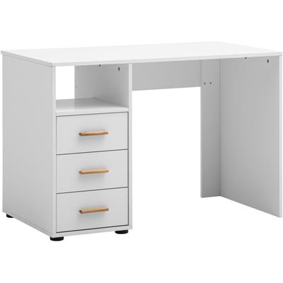 Schreibtisch SCHILDMEYER "Torge Schreibtisch, Breite 109", weiß (weiß, weiß, weiß), B:109cm H:74cm T:58cm, Tische Image