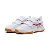 Hallenschuh PUMA "VARION II V JR", Gr. 32, puma weiß, berry, Synthetik, sportlich, Schuhe