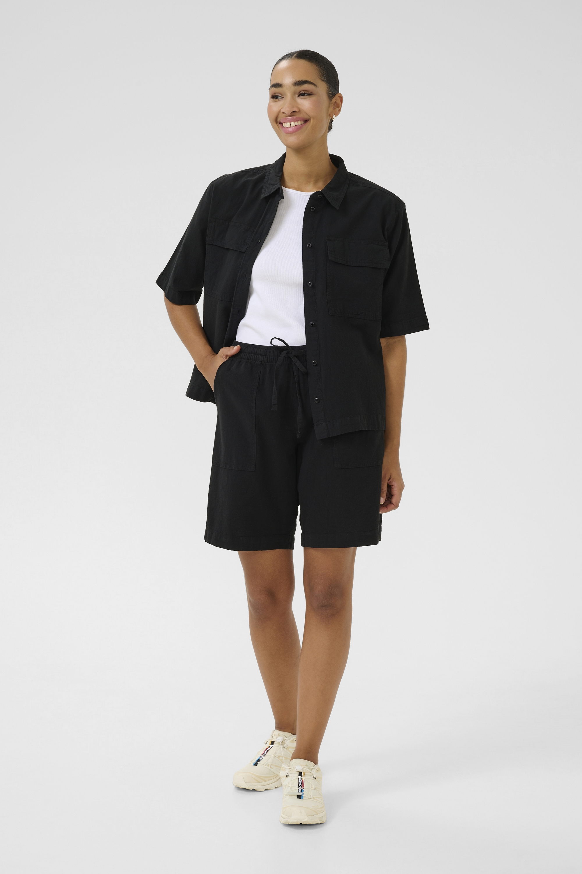 Kurzarmhemd Loose fit Black Image