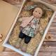 Handmade Waldorf Doll Baby Girl with Clothes Sets - 11.8 Inch Soft Plush Doll for Toddlers Ideal Christmas Gift for Kids