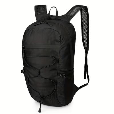 Ultra-Lightweight Foldable Backpack - Portable Adjustable Strap Zipper Closure Durable Polyester Lining Ideal for Hiking Cycling Commuting and Fitness Commuting Backpack Adjustable Strap Bag