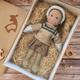 Handmade Waldorf Doll Baby Girl with Clothes Sets - 11.8 Inch Soft Plush Doll for Toddlers Ideal Christmas Gift for Kids