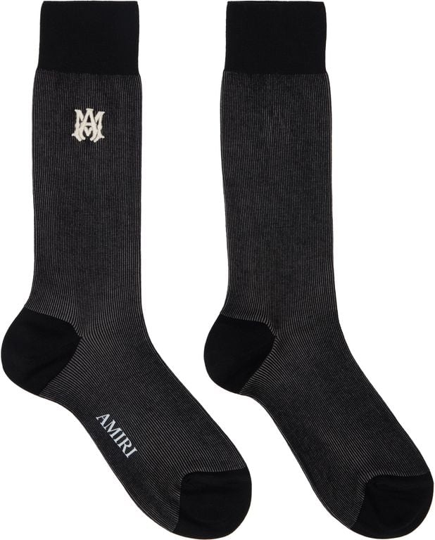 Ma Dress Socks - Black - Amiri Underwear