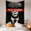 P-Peaky B-Blinders Anime Wandteppich Hippie Blumen Wandteppiche Wohnheim Dekor Günstige Hippie Wandbehang