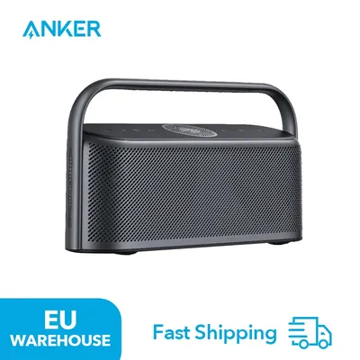 Soundcore Motion X600 von Anker Tragbarer Bluetooth-Lautsprecher, hochauflösendes räumliches Audio mit kabellosem 50-W-Sound, IPX7 wasserdicht Image
