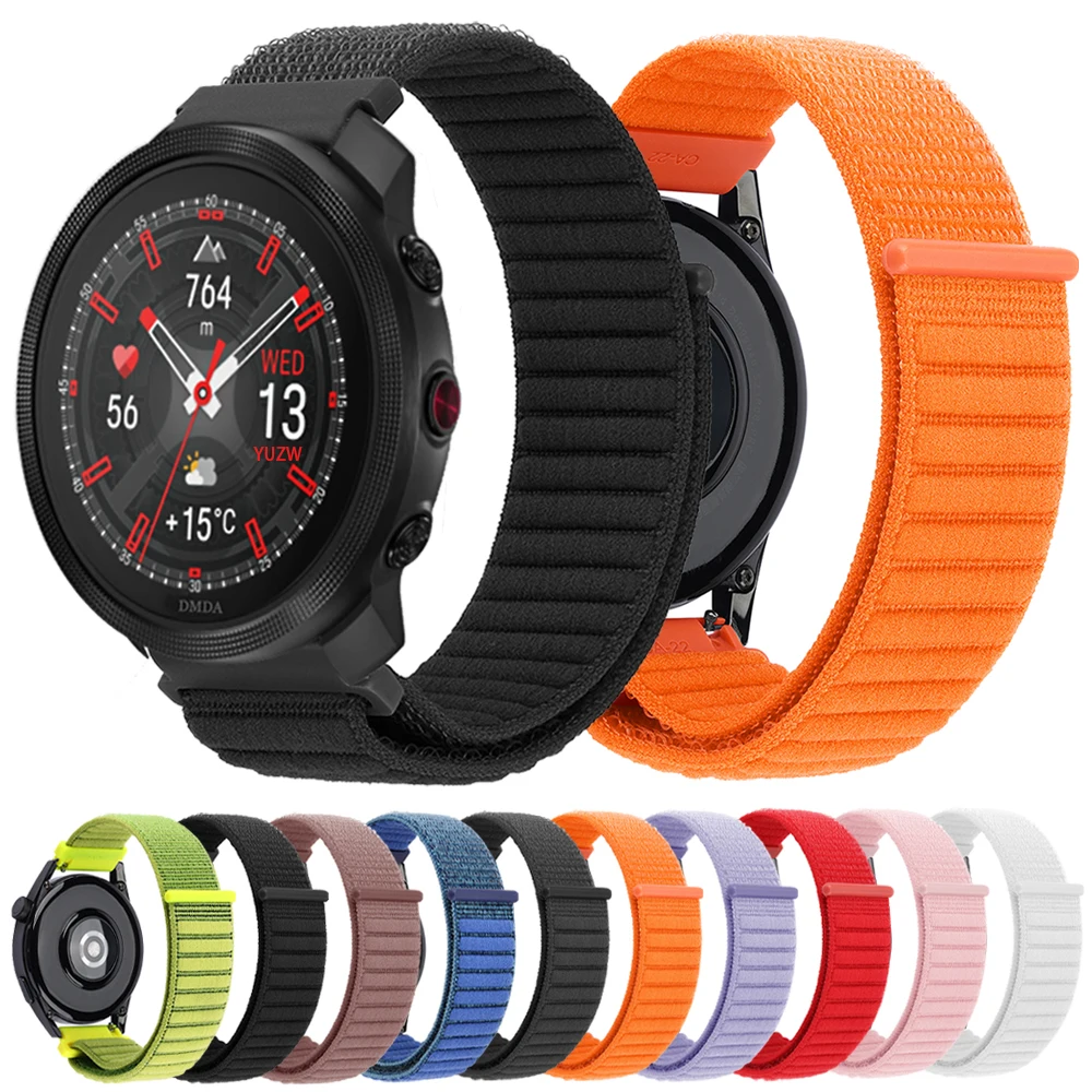 20/22mm Band für POLAR Vantage M3 M2 M V3/Grit X X2 Pro Titan/Ignite 3 2/Pacer Nylon Coorea Armband HUAWEI Uhr GT 2 4 5 Strap Image