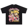 Sailor Moon Water Ice Moon T-Shirt Vintage Anime Vintage American Style Hip Hop Street Männer Frauen T-Shirt Streetwear