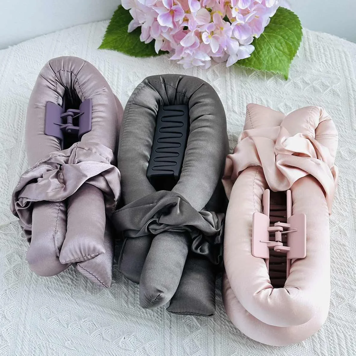 Heatless Curling Rod Stirnband Keine Hitze Seide Locken Band Lockenwickler Schlafen Weiches Stirnband Faule Lockenwickler Haar Styling Werkzeuge Image