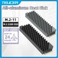 TEUCER M.2 SSD NVMe Dissipatore di calore M2 2280 Guarnizione del dissipatore di calore in alluminio per disco rigido a stato solido con cuscinetto termico in silicone Accessori per PC
