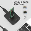 Disco rigido SSD esterno Custodia SSD M.2 Docking station SSD 10G M.2 Lettura online Velocità di scrittura Custodia SSD per PC portatile