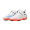 Hallenschuh PUMA "FUTURE 8 PLAY V IT JR", Gr. 33, puma weiß, puma schwarz, glowing rot, Synthetik, sportlich, Schuhe