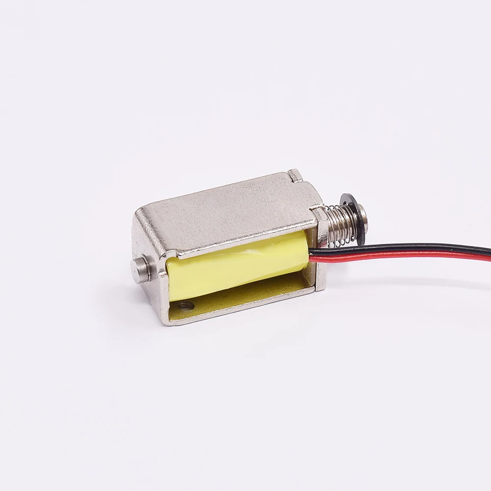 Mini électro-aimant Push-Pull de Type 10mm, Micro électro-aimant DC à cadre ouvert, solénoïde d