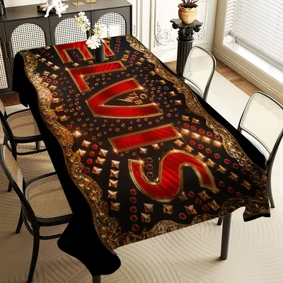 Singer E-Elvis P-Presley Table Cloth Polyester Print Waterproof Oilproof Rectangular Party Table Cover Tablecloth Picnic Mat