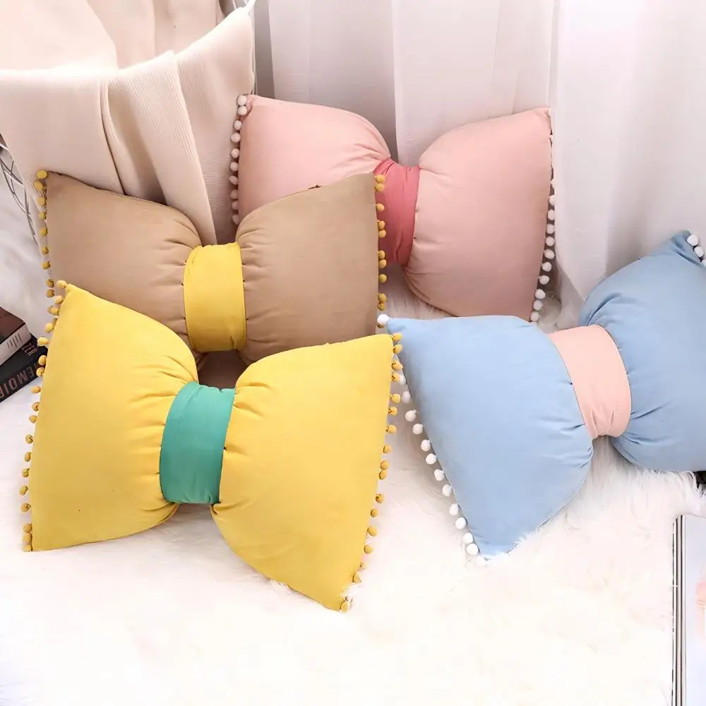 BUYNOW 1PC Solide Spitze Bogen Kissenbezug Französisch High-end-Luxus Wohnzimmer Sofa Kissen Abdeckung Home Party Schlafzimmer Bett auto Dekor