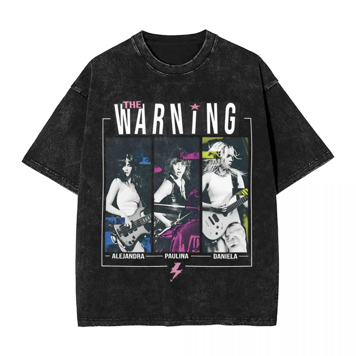 The Warning Tri Color Concert Design T-Shirt Strand Streetwear T-Shirts 2024, lässiges, beliebtes T-Shirt für Paare, kurzärmelige T-Shirts
