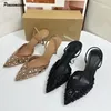 Bling Bling Mode Perlen Pailletten Air Mesh Frauen Pumpen Sandalen Elegante Dünne High Heels Weibliche Pumps Party Moderne Schuhe