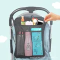1pc passeggino appeso borsa portaoggetti doppio strato addensato borsa per passeggino per bambini appeso in rete ombrello sacco portaoggetti