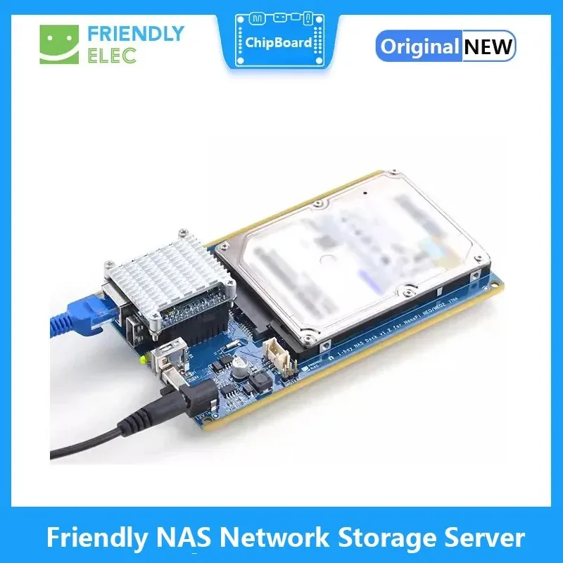 Freundlicher NAS-Netzwerkspeicherserver, NAS-Dock-Festplatte, 1-Bay-NAS-Kit für NanoPi NEO NEO2 Neu