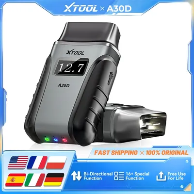 XTOOL Anyscan A30D OBD2 Scanner Wireless Bidirectional Car Code Reader with Lifetime Updates & 16 Resets FCA AutoAuth CANFD