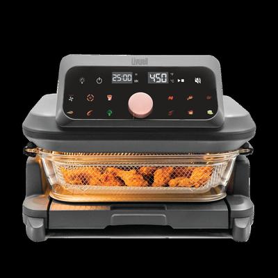 Livwell 6 Quart Glass Container Air Fryer by BrylaneHome in Matte Grey (Size OS)
