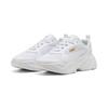 Sneaker PUMA "CASSIA 2.0", Gr. 37, weiß (puma weiß, puma gold, puma weiß), Textil, sportlich, Schuhe