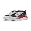 Sneaker PUMA "X-Ray 3 Sneakers Erwachsene", Gr. 38.5, schwarz for all time rot feather gray, Obermaterial: Synthetik, Textil; Futter: Textil; Innensohle: Textil; Laufsohle: Synthetik, Gummi, Schuhe
