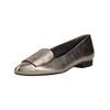 Ballerina PAUL GREEN "Paul Green Ballerinas Leder", Damen, Gr. 40,5, gold, Leder, casual, Schuhe