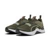 Trainingsschuh PUMA "Prospect Trainingsschuhe Erwachsene", Gr. 45, schwarz olive lux army weiß grün, Obermaterial: Textil, Synthetik; Futter: Textil; Innensohle: Textil; Laufsohle: Gummi, Schuhe