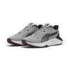 Trainingsschuh PUMA "PWR Hybrid Trainingsschuhe Erwachsene", Gr. 44, gray echo ruby shimmer schwarz rot, Obermaterial: Textil, Synthetik; Futter: Textil; Innensohle: Textil; Laufsohle: Gummi, Schuhe