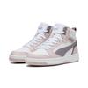 Sneaker PUMA "Rebound Sneakers Erwachsene", Gr. 47, mauve mist plum jam weiß pink lila, Obermaterial: Synthetik; Futter: Textil; Innensohle: Keine Angabe, Textil; Laufsohle: Gummi, Schuhe