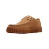 Schnürschuh CLARKS "Clarks Halbschuhe Veloursleder", Herren, Gr. 44, beige (sand), Veloursleder, casual, Schuhe