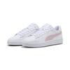 Sneaker PUMA "Smash 3.0 L Sneakers Erwachsene", Gr. 39, weiß mauve mist frosted ivory pink, Obermaterial: Leder, Synthetik; Futter: Textil; Innensohle: Textil; Laufsohle: Gummi, Schuhe