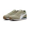 Sneaker PUMA "ST MILER Sneakers Erwachsene", Gr. 42, lux army weiß gum grün beige, Obermaterial: Synthetik, Kuhleder, Textil; Futter: Textil; Innensohle: Textil; Laufsohle: Gummi, Schuhe