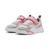 Sneaker PUMA "Trinity Sneakers Kinder", Kinder, Gr. 34, feather gray echo pinkscape pink, Obermaterial: Synthetik, Textil; Futter: Textil; Innensohle: Textil; Laufsohle: Synthetik, Gummi, Schuhe