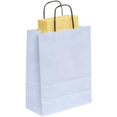 VP 50 Stück Papier-Tragetaschen »Toptwist« 24,0 x 11,0 x 31,0 cm blau Image