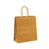 VP 50 Stück Papier-Tragetaschen »Toptwist« 9,0 x 8,0 x 21,0 cm braun