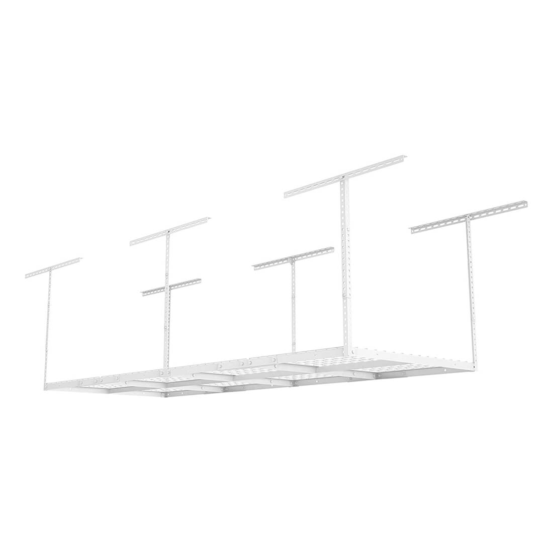 Fleximounts 3 x 8 Overhead Storage Rack (White)
