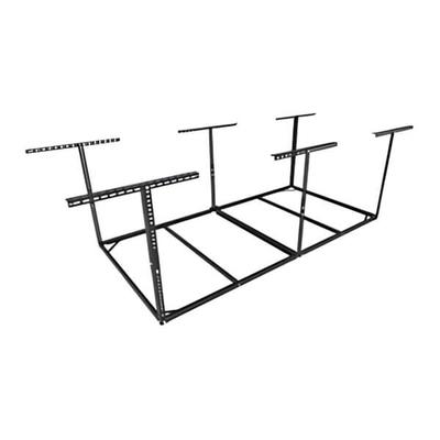 Fleximounts 4' x 8' Overhead Storage Rack Frame Kit (Black)