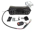 Altoparlanti per moto Sistema audio stereo wireless Supporto per manubrio 12V Lettore MP3 Radio FM USB AUX-In